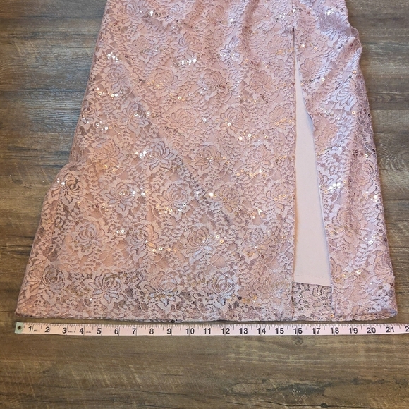 Oleg Casini Dusty Pink Mother Of The Bride Or Groom Gown With Shawl Size 6 - Picture 13 of 13
